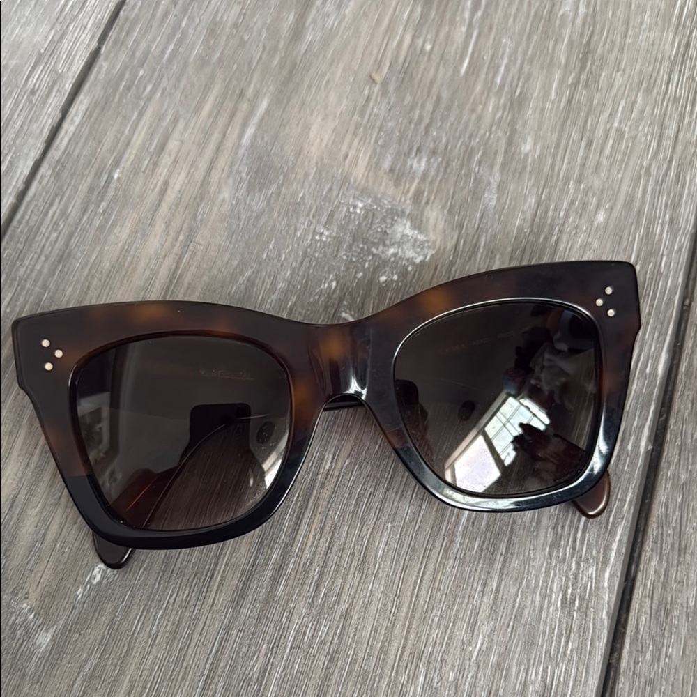 Celine Tortoise Shell Sunglasses